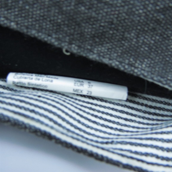 Faded Glory Memory Foam Women Flat Shoes Gray‎ Fabric Slip On Size 6 Medium - Picture 7 of 10